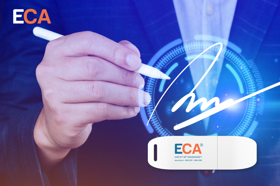 ECA được cấu thành bởi một cặp khóa thuộc hệ thống mật mã không đối xứng
