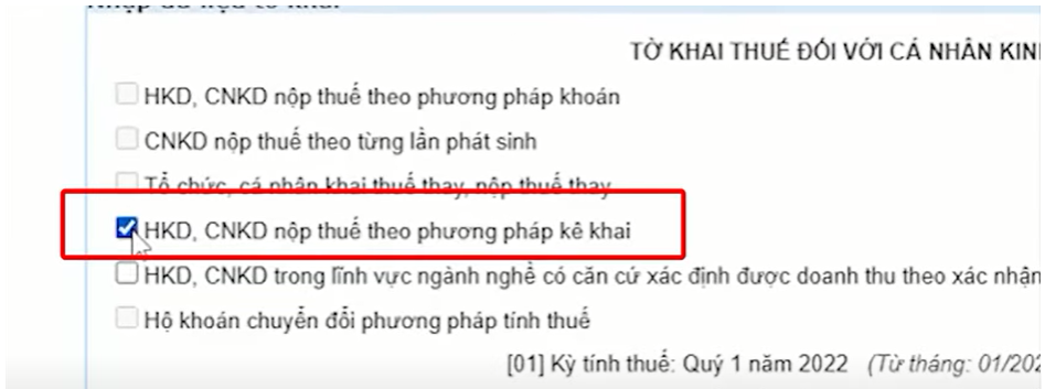 kê khai thuế 6