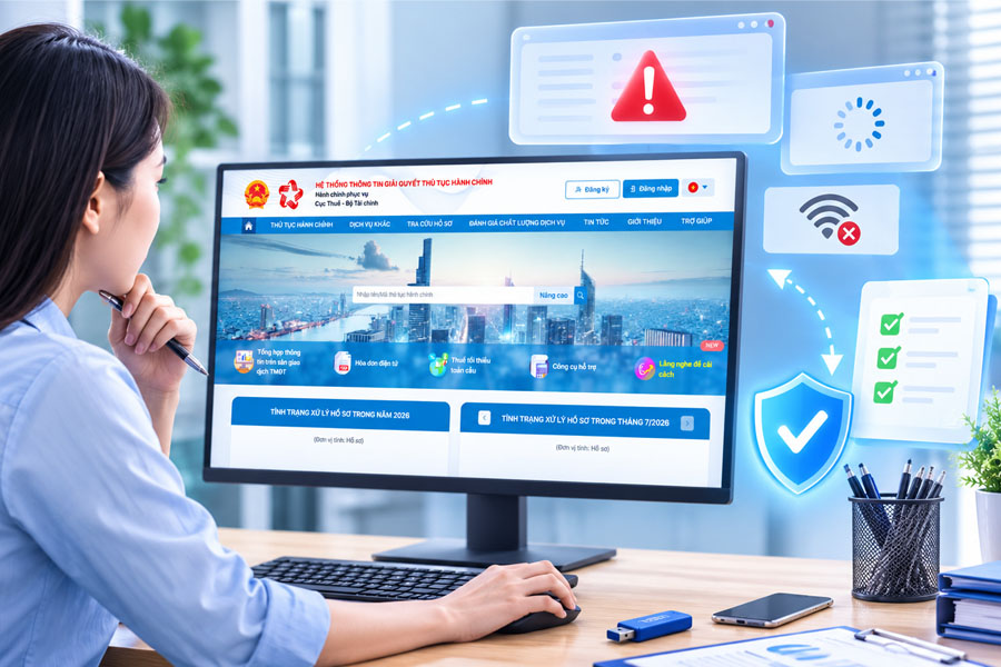 Tổng hợp lỗi thường gặp trên Dịch vụ công & cách khắc phục nhanh chóng