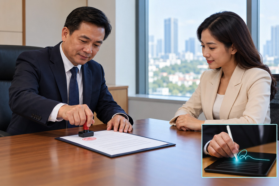 Người đại diện pháp luật của doanh nghiệp vắng mặt, ai được ký số thay?