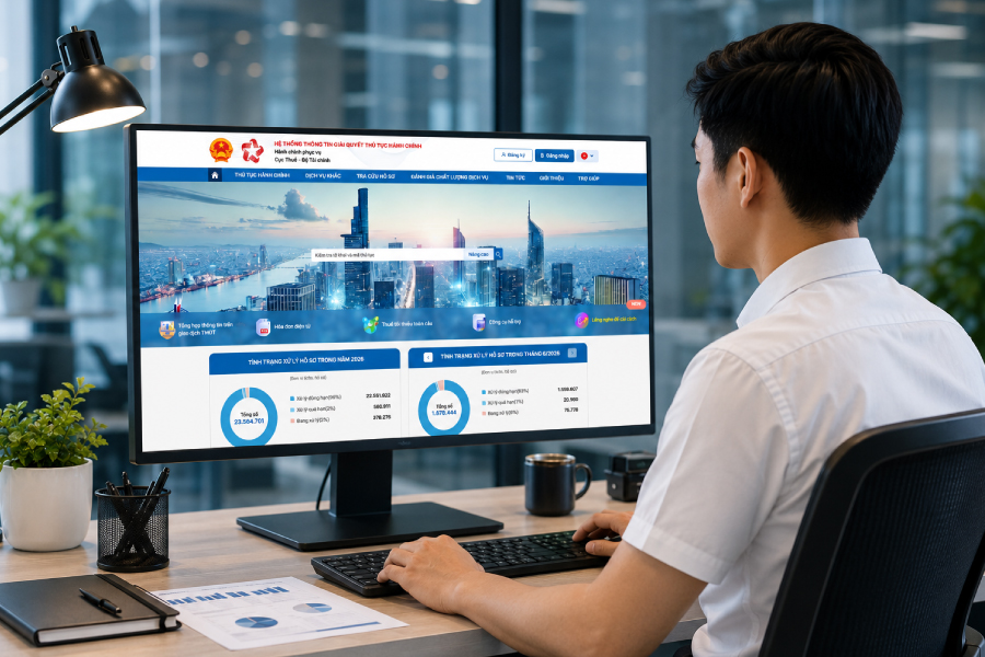 Nộp tờ khai thuế trên Dịch vụ công như thế nào? Hướng dẫn mới nhất 2026