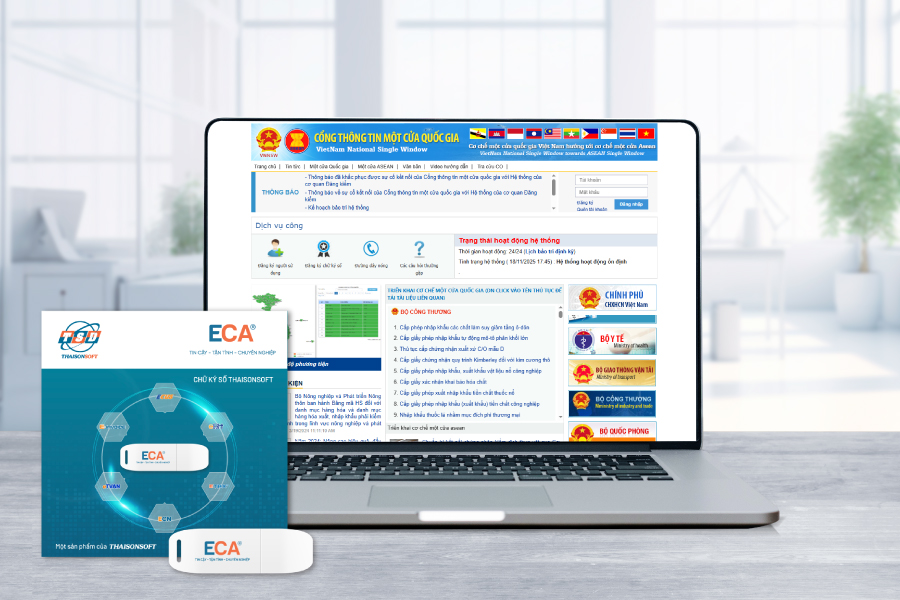 Hướng dẫn đăng ký chữ ký số trên cổng thông tin một cửa quốc gia